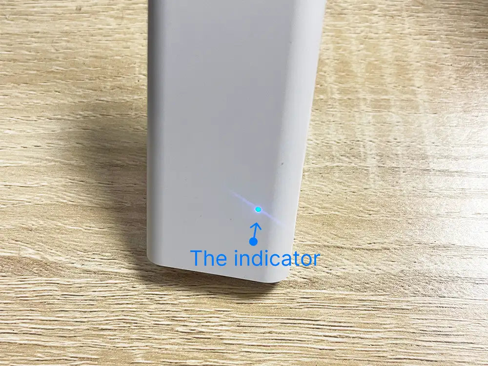 D200 Wi-Fi indicator is solid and ready for internet access