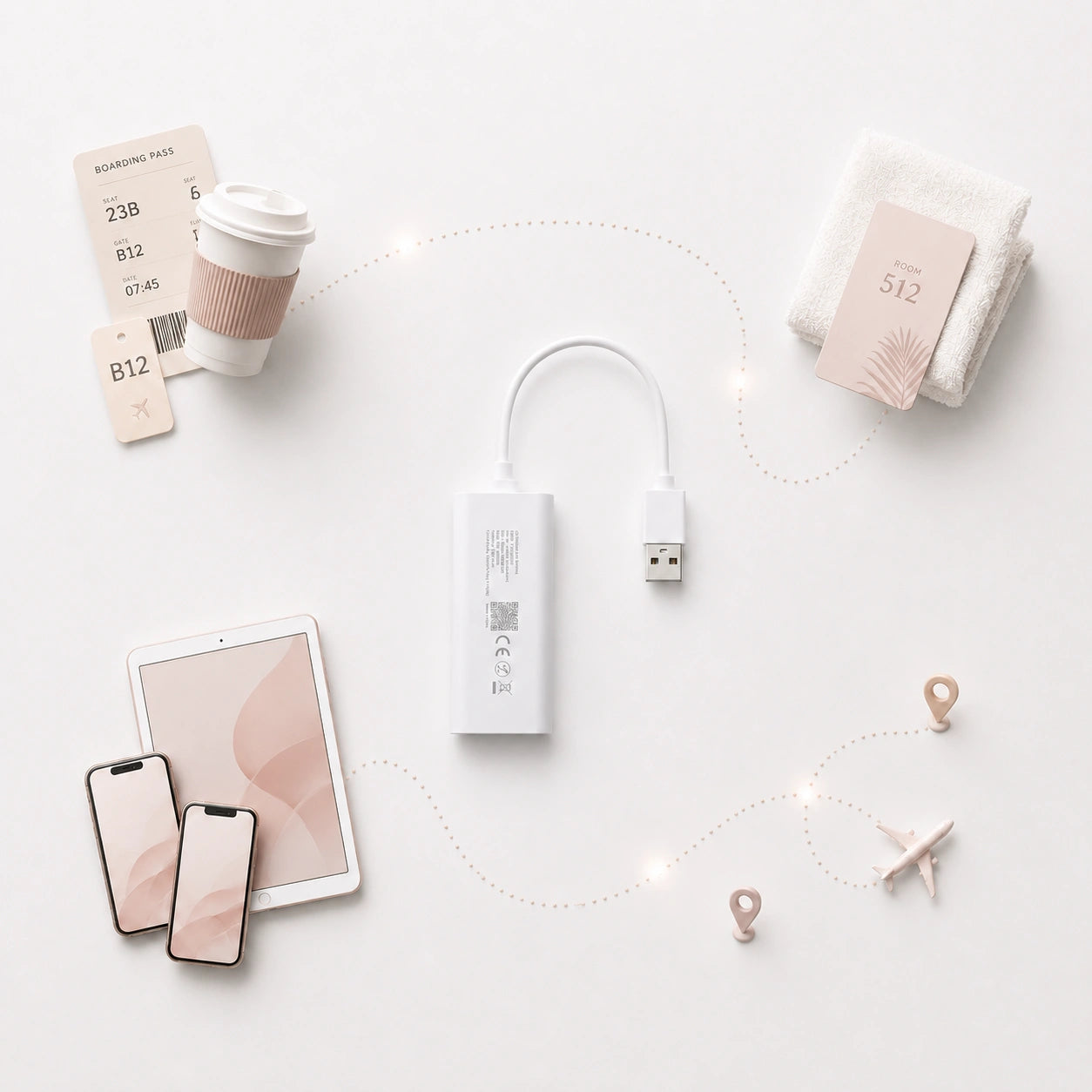 D200 portable Wi-Fi for layovers, hotel check-ins, family devices, and travel stops.